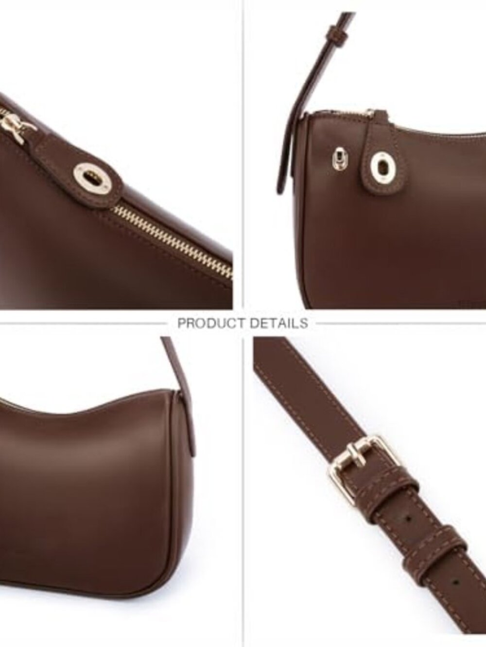 Stylish Vegan Leather Crossbody Bag for Women, RFID Anti-Theft Shoulder Purse - Picture 6 of 6